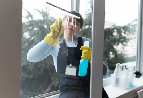 Nettoyage de vitres intérieures et extérieures à Celoux